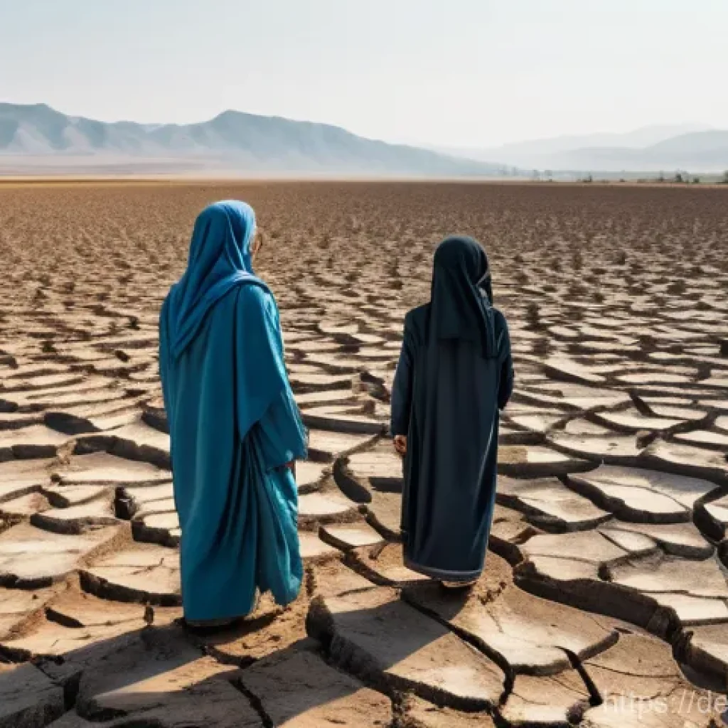 기후 난민 문제 해결을 위한 교육 및 인식 개선 - **Image Prompt: The Silent Exodus – A Family's Climate Journey**
A poignant, realistic depiction...