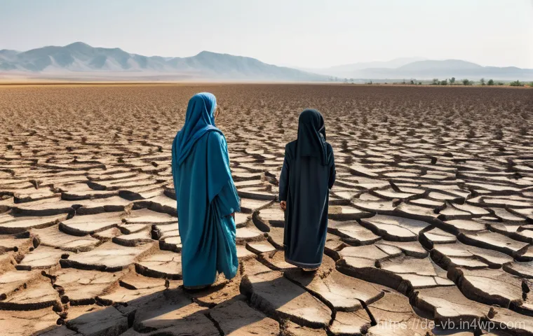 기후 난민 문제 해결을 위한 교육 및 인식 개선 - **Image Prompt: The Silent Exodus – A Family's Climate Journey**
A poignant, realistic depiction...